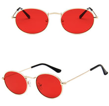 Load image into Gallery viewer, Oval Women Sunglasses Glasses Luxury Brand Clear Sunglasses Trendy Eyeglasses Alloy Adult Spectacles Black Eyewear