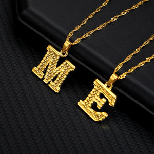 Collier Femme 2020 Capital Letter Neckaces For Women Boho Jewelry Stainless Steel Alphabet Initial Necklace Best Friend Gift