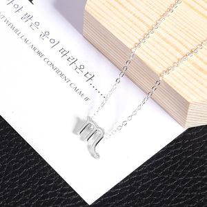 Men Women 12 Horoscope Zodiac Sign Gold Pendant Necklace Aries Leo 12 Constellations Jewelry Kids Christmas Gifts 19NOV91