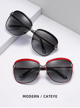 Load image into Gallery viewer, Polarized Ladies Sunglasses Women Gradient Lens Round Sun Glasses Square Luxury Brand Oculos Lunette De Soleil Femme