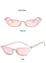 Load image into Gallery viewer, New Cateye Vintage Red Pink Sunglasses Women Brand Designer Retro Points Sun Glasses Female Superstar Lady Cat Eye