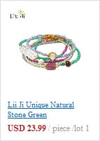 Carica l&#39;immagine nel visualizzatore di Gallery, LiiJi Unique Amazonite Clear Quartzs Citrines Moonstone Amethysts Bohemia Long Necklace Druzy Quart Pendant Necklace Necklace