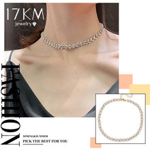 Load image into Gallery viewer, Flower Pearl Necklaces For Women Party Bow Knot Pendant Necklace Fashion Choker Elegant Flower Jewelry Gifts 2020