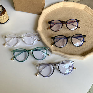 Glasses Frames Women Men Eye Glasses Blue Light Blocking Glasses Round Reading Computer Glasses Anti Blue Light