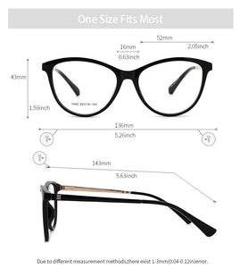 Retro Women Cateye Glasses Frame Fashion Optical Eyewear Female Vintage Mypoia Prescription Glasses Cute Spectacles