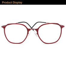 Load image into Gallery viewer, Gmei Optical Ultralight Beta Titanium Flexible Glasses Frame Women Square Prescription Eyeglasses Myopia Optical Frames M19001