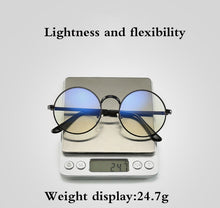 Load image into Gallery viewer, Round glasses New Type of Female Computer Glasses Optical  Metal Circular  frame for men Transparent Lens gaming Glasses