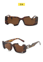 Load image into Gallery viewer, Small Rectangle Sunglasses Women Vintage Designer Green Black Holes Sun Glasses Men 2022 Brand Shades Fashion Square Eyewear