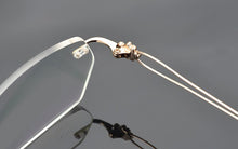 Load image into Gallery viewer, Rimless glasses frame women eyeglasses myopia spectacle frames goggle Brand computer prescription eye glasses frames for women
