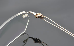 Rimless glasses frame women eyeglasses myopia spectacle frames goggle Brand computer prescription eye glasses frames for women