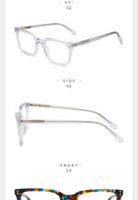 Load image into Gallery viewer, Acetate Women&#39;s Glasses Frame Men&#39;s Transparent Eyeglasses Optical Myopia Fashion Spectacle Frame Glasses Without Degree
