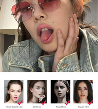 Load image into Gallery viewer, 2022 Women Glasses Frame Luxury Eyeglasses Frame Women Anti Blue Light Eyewear Optics Brand Women Frameless Spectacle