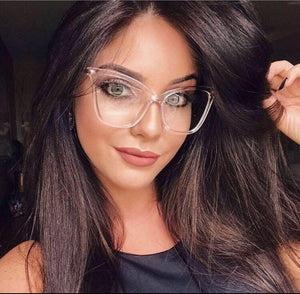RBENN Lady Cat Eye Glasses Frames For Women Sexy Oversized Metal Frame Brand Designer Optical Eyeglasses Fashion Eyewear Female