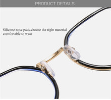 Load image into Gallery viewer, Cat Eye Glasses Frames Anti Blue Light Eyeglasses for Women Retro Optical Spectacles Ladies Fake Eyewear Myopia Frame