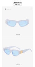 Load image into Gallery viewer, rectangle sunglasses women men BB high quality brand designer green tea leopard small sun glasses oculos de sol