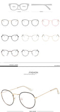 Load image into Gallery viewer, 2022 Glasses Frame Women Luxury Round Eyeglasses Frames Vintage Brand Designer Okulary Blue Light Eyewear Gafas De Mujer
