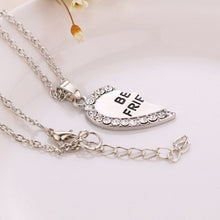 Carica l&#39;immagine nel visualizzatore di Gallery, Women Jewelry Women Fashion Charming Splice Heart Pendant Best Friend Letter Necklace Gifts 1 Pair 2 Colors
