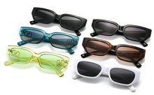 Carica l'immagine nel visualizzatore di Gallery, SO&amp;EI Moda Piccoli Occhiali da sole Cat Eye Donna Retro Designer di marca Jelly Color Eyewear Ins Uomini popolari Occhiali da sole sfumati UV400 
