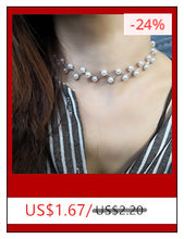 Load image into Gallery viewer, Popular Dried Flower Necklaces Korean Womens Long Gold Beads Chain Colorful Round Pendant  Jewelry For Girls