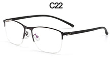 Load image into Gallery viewer, Business Women Semi Frameless Titanium Alloy Glasses Frame Men&#39;s Classic Optical Eyewear With Flexible Temples Legs S61005