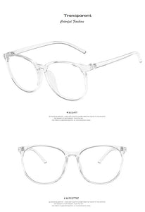 Anti Blue Light Glasses Blocking Filter Round Computer Glasses Men Women Super Light Frame Eyeglasses Pink Clear Spectacles