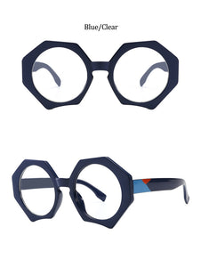 Glasses Woman Fashion Oversized Sexy Ladies Leopard Cat Eye Glasses Frames For Women Eyewear Sunglases