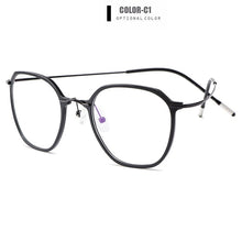 Load image into Gallery viewer, Gmei Optical Ultralight Beta Titanium Flexible Glasses Frame Women Square Prescription Eyeglasses Myopia Optical Frames M19001
