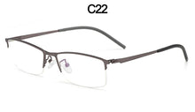 Load image into Gallery viewer, Business Men Titanium Alloy Semi Frameless Glasses Frame S6607 Classic Women Spectacles Prescription Frames With Spring Hinges