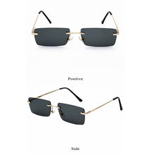 Load image into Gallery viewer, Rectangle Ladies Sunglasses Women 2022 Rimless Square Polarized Sun Glasses For Ladies Zonnebril Dames Vrouwen Bril