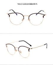 Load image into Gallery viewer, Anti Blue Light Glasses Frame Cat Eye Eyeglasses Frames Women Computer Protection Eyewear Optical Spectacles Myopia Frame