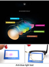 Load image into Gallery viewer, Protect Eyesight Anti Blue Light Glasses Frame Ladies Look At Phone Eyewear Blocking Glare Computer Glasses Women Cat eye