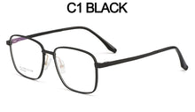 Load image into Gallery viewer, Gmei Optical Business Men Aluminum Magnesium Glasses Frame With Spring Hinges Brand Designer Square Spectacles Frames GF9010