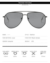 Load image into Gallery viewer, Classic Aviation Sunglasses Women Men Pilot Driving Metal Frame Sun Glasses Male UV400 pink Gafas De Sol For Men Gradient Purple