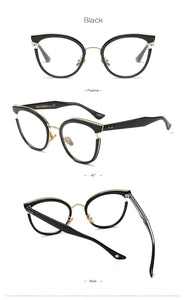 Woman Semi-Transparent Acetate Optical Eyeglasses Fashion Frame Spectacles for Women Prescription Eyewear Glasses Frame