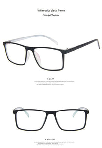 Square Men Glasses Frame Women Retro Student Myopia Eyeglasses Frame Transparent Men's Eyewear Frame