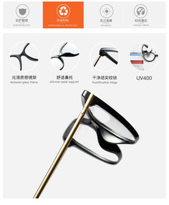 Blue Light Blocking Glasses Women Computer Glass High Quality Transparent Cat Eye Eyeglasses Frame Men Optical Glasse Frame