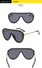 Carica l'immagine nel visualizzatore di Gallery, nuovo arrivo 2022 occhiali da sole futuristici da donna grandi occhiali da sole ovali moda ff logo occhiali da sole oversize festival oculos de sol feminino
