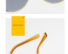 Load image into Gallery viewer, 2022 Fashion Metal Women Sunglasses Mirror Classic Large frame Retro Street Beat Glasses Travel Oculos De Sol UV400