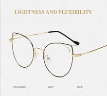 Load image into Gallery viewer, Vintage Cat Eye Glasses Frames Women Retro Transparent Eyeglasses Female Oversized Optical Spectacles
