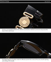 Load image into Gallery viewer, Vintage Steampunk Brand Design Luxury Small Frame Sunglasses Men Women Fashion Square Sun Glasses Shades UV400 Vintage Glasses