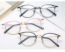 Load image into Gallery viewer, Finished Myopia Glasses Women Sexy Cat Eye Eyeglasses Metal Nearsighted Prescription Diopter -1.0 2.0 2.5 3.0 3.5 to 6.0