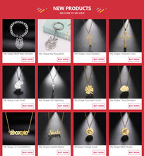 Load image into Gallery viewer, My Shape Wolf Animal Necklace 316L Stainless Steel Forest Animals Men Necklace Hollow Cut Out Pendant Jewelry Gift For Women