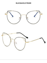 Load image into Gallery viewer, Vintage Cat Eye Glasses Frames Women Retro Transparent Eyeglasses Female Oversized Optical Spectacles
