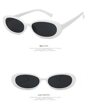 Load image into Gallery viewer, Pink Retro Sunglasses Oval Sunglasses Women Retro Brand Designer Vintage Ladies Cat Eye Pink Sun Glasses UV400  Nicki Minaj