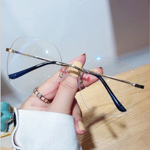 Load image into Gallery viewer, Transparent Rimless Eyeglasses Frames for Women Blue Llight Blocking Glasses Men Computer Optical Frame
