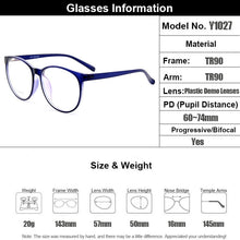Load image into Gallery viewer, Gmei Optical Ultralight TR90 Women Glasses Frame Round Prescription Eyeglasses Myopia Optical Frames Girl Eyewear Y1027