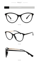 Load image into Gallery viewer, Retro Women Cateye Glasses Frame Fashion Optical Eyewear Female Vintage Mypoia Prescription Glasses Cute Spectacles