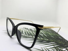 Load image into Gallery viewer, Sexy Red Eyeglasses Frame Women Cat Eye Glasses Clear Lens Sunglasses Frame Fashion Spectacles Oversized Eyewear Metal Legs