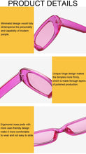 Carica l&#39;immagine nel visualizzatore di Gallery, 2022 Occhiali da sole quadrati Donna Luxury Brand Viaggi Piccolo rettangolo Occhiali da sole Moda femminile Retro Lunette De Soleil Femme 