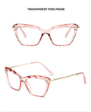 Load image into Gallery viewer, Square Cat Eye Oversized Eyeglasses Women Multi-section Trending Brand Design Optical Computer Glasses Oculos De Sol Okulary